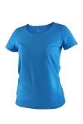 Tričko CXS EMILY,dámské,krátký rukáv,azurově modrá