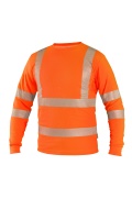 Tričko CXS OLDHAM,dlouhý rukáv,výstražné,pánské,oranžové