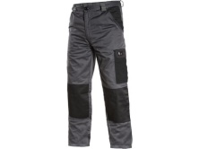 Kalhoty CXS PHOENIX CEFEUS, pánské, šedo-černé, 190g/m2