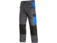 Kalhoty CXS PHOENIX CEFEUS, pánské, šedo-modré, 190g/m2