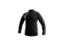 Tričko CXS PETR, dlouhý rukáv, černé