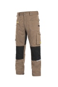 Montérkové kalhoty CXS STRETCH, strečové, béžovo-černé