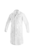 Pánský plášť s dlouhým rukávem ADAM bílý