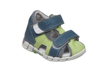  Dětské sandálky SANTÉ N/810/401/S89/S90, zeleno-modré