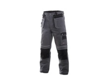 Zimní kalhoty do pasu ORION TEODOR, pánské, šedo-černé