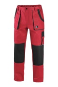 Pánské pasové kalhoty JOSEF červeno-černé