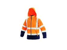 Výstražná softshellová bunda DERBY oranžová