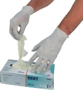 Jednorázové latexové rukavice BERT