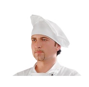 Kuchařský baret LUDVA bílý