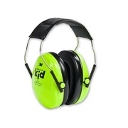 3M Peltor Kid - dětské chrániče sluchu, fluorescenční Hi-Viz, zelené