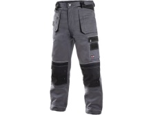 Pánské kalhoty do pasu ORION TEODOR, šedo-černé