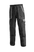 Pánské pasové kalhoty JOSEF, černo-šedé